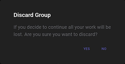 Discard Campaign prompt