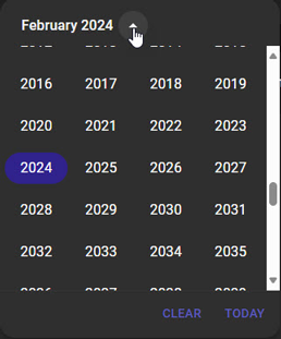 Month and Year
