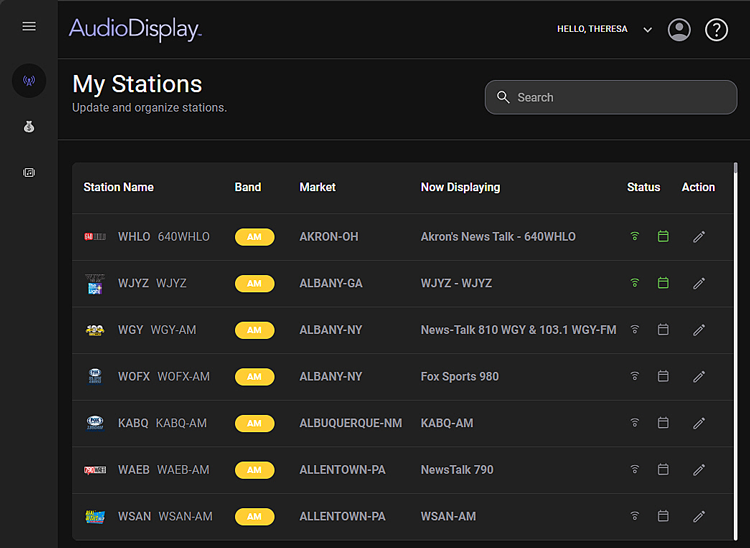 My Stations